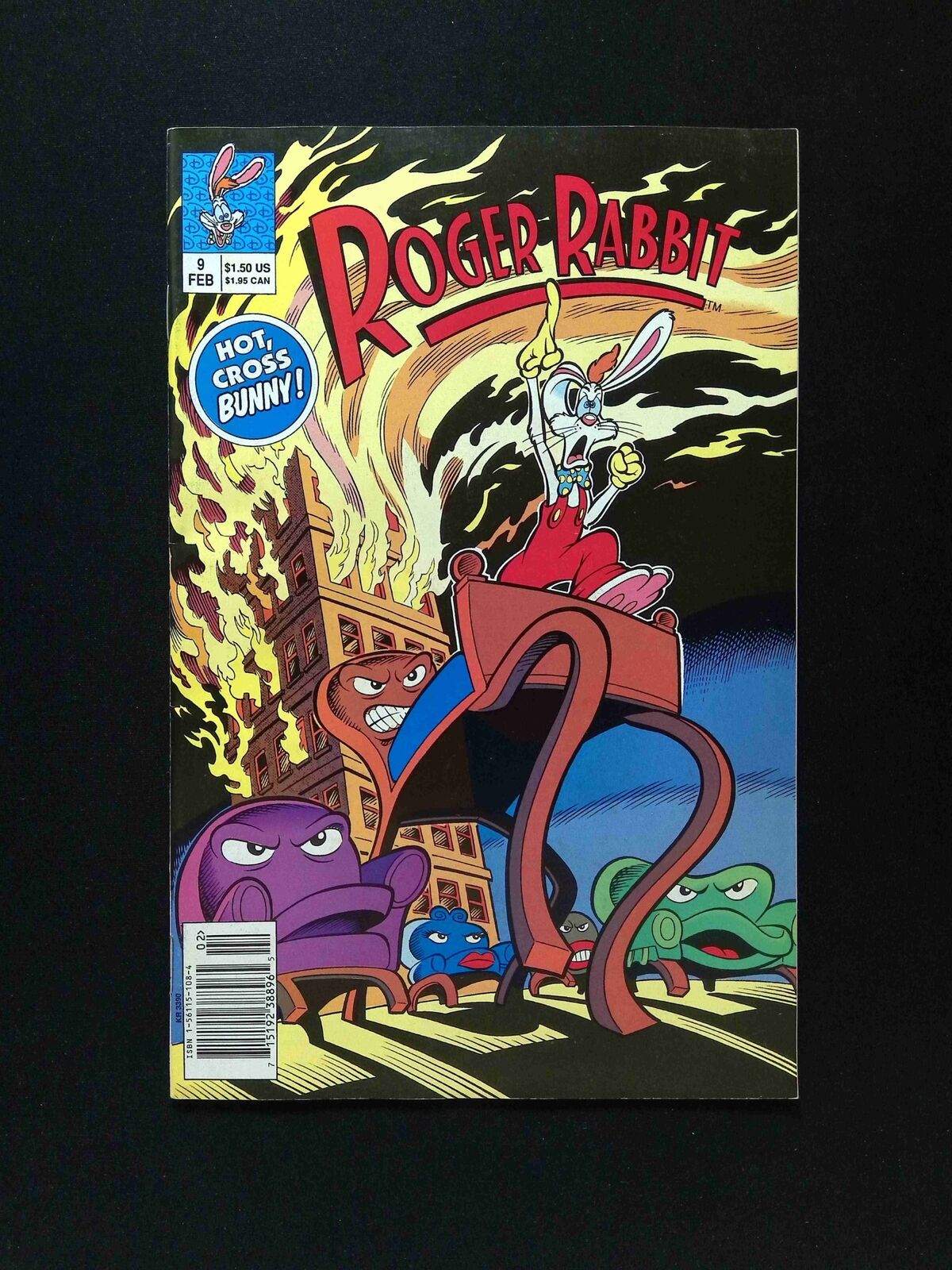 Roger Rabbit #9 WALT DISNEY Comics 1991 VF- NEWSSTAND