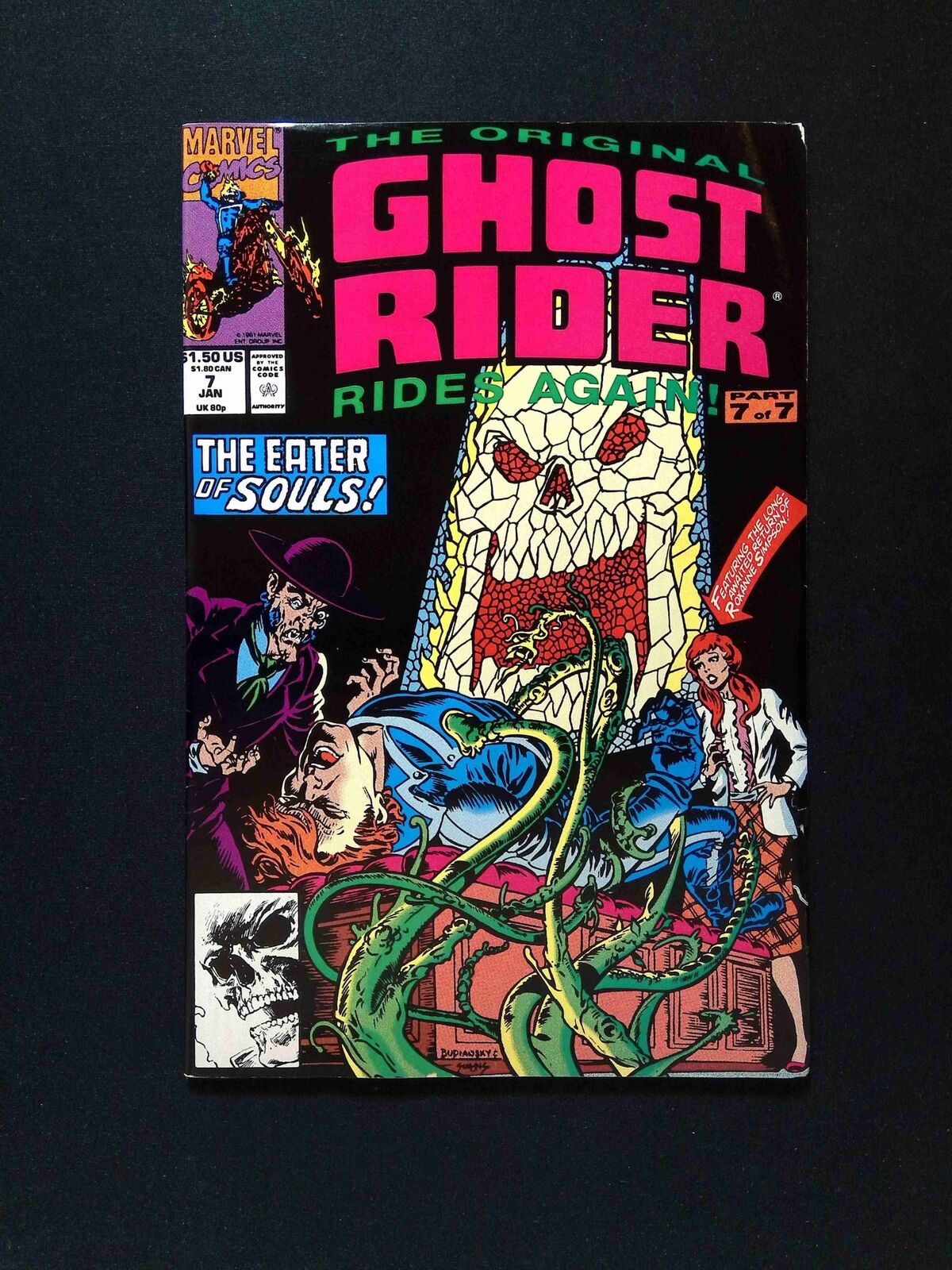 Original Ghost Rider Rides Again #7 MARVEL Comics 1992 VF+