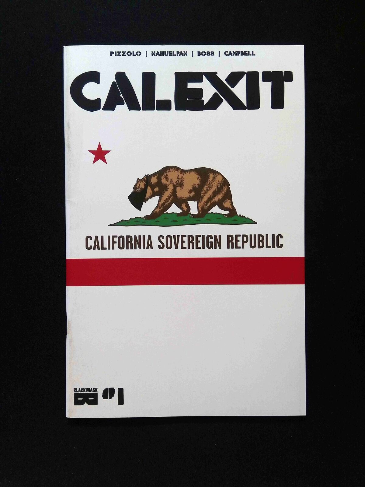 Calexit #1B BLACK MASK Comics 2017 VF+ Nahuelpan Variant