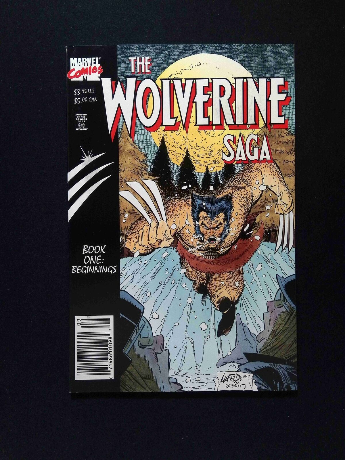 Wolverine Saga #1 MARVEL Comics 1989 NM- NEWSSTAND