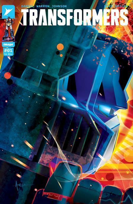TRANSFORMERS #1E IMAGE INC 1:10 ORLANDO AROCENA VARIANT PRESALE 10.3.23 NM