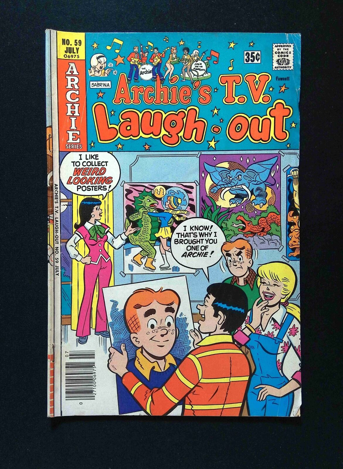 Archie's TV Laugh Out #59 ARCHIE Comics 1978 VG+ NEWSSTAND