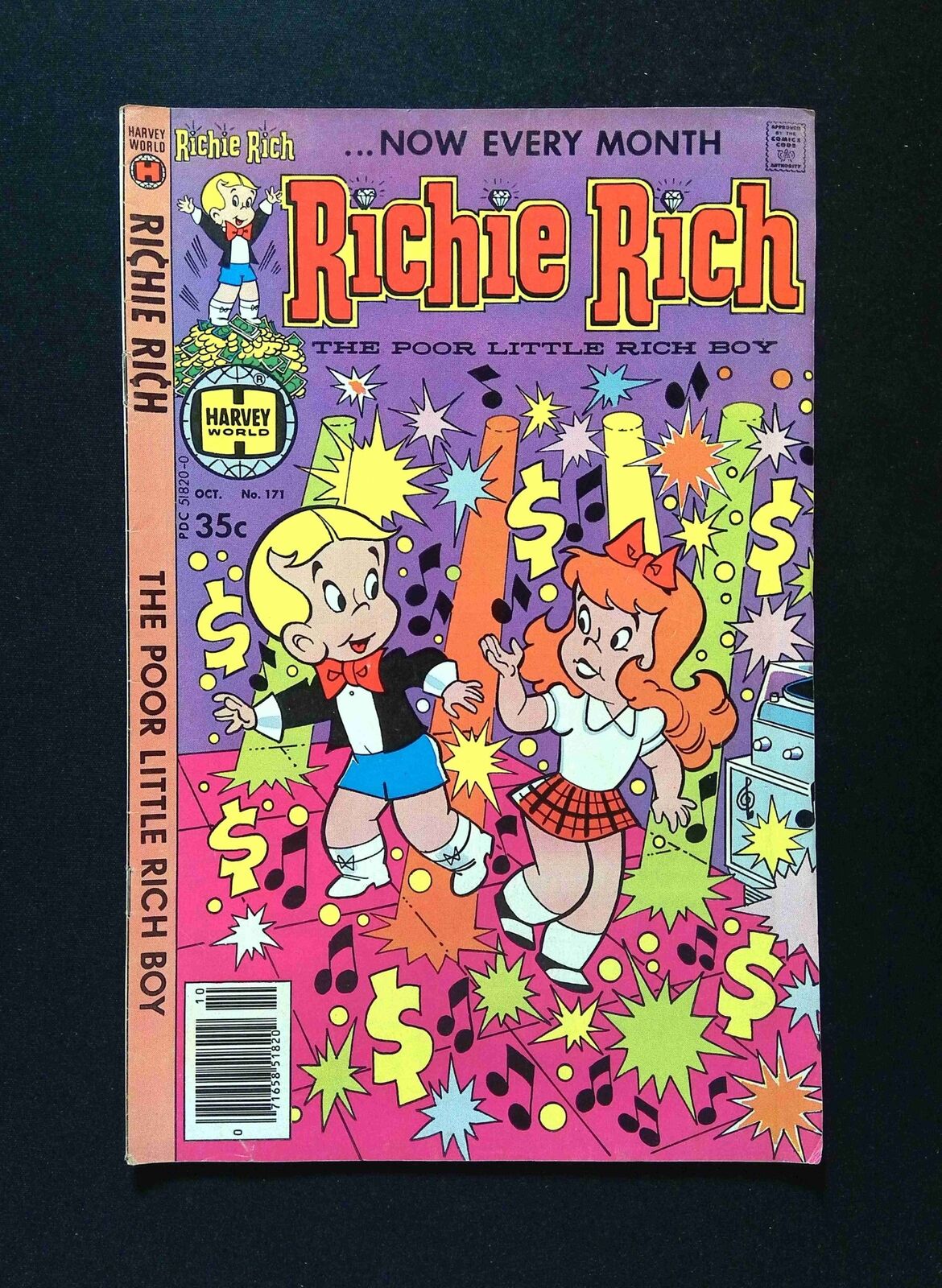 Richie Rich #171 HARVEY Comics 1978 FN- NEWSSTAND