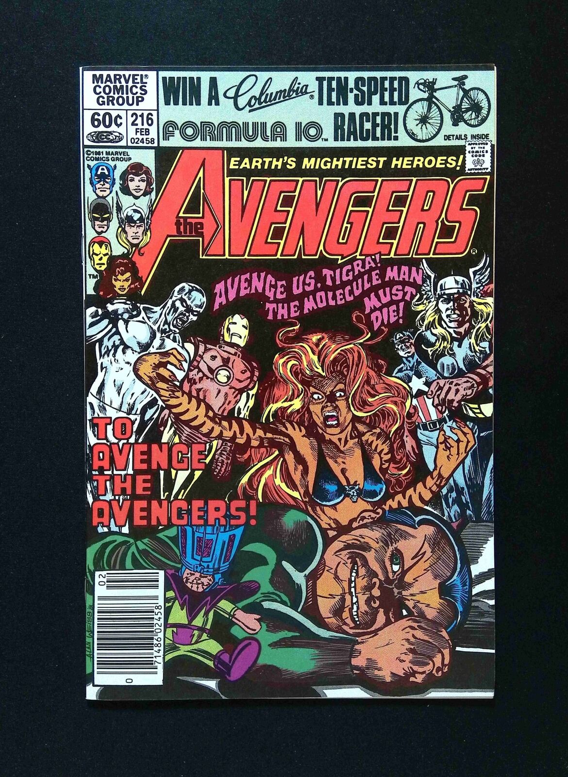 Avengers #216 MARVEL Comics 1982 VF NEWSSTAND