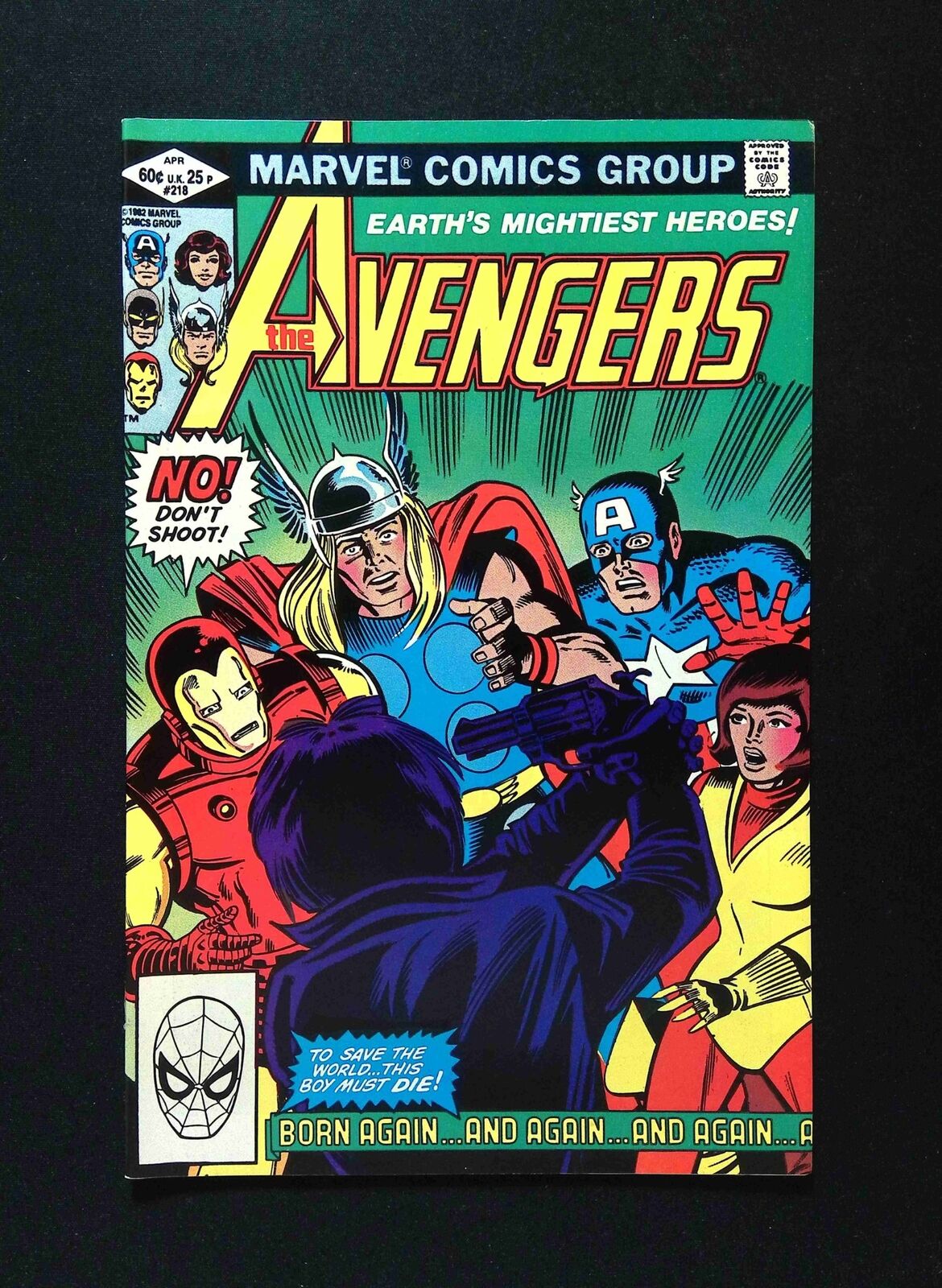 Avengers #218 MARVEL Comics 1982 VF+ WHITMAN VARIANT