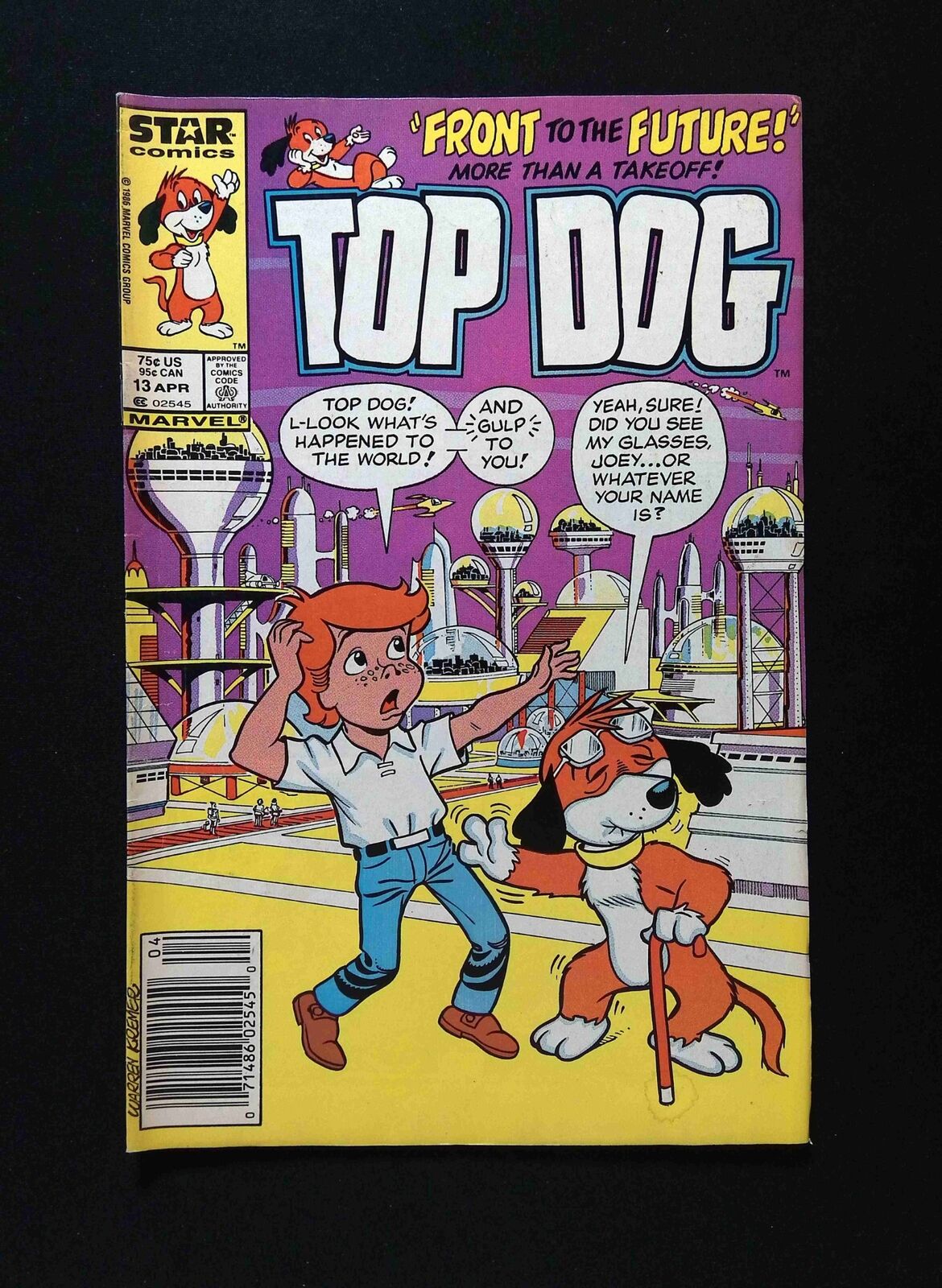 Top Dog #13 MARVEL Comics 1987 FN NEWSSTAND