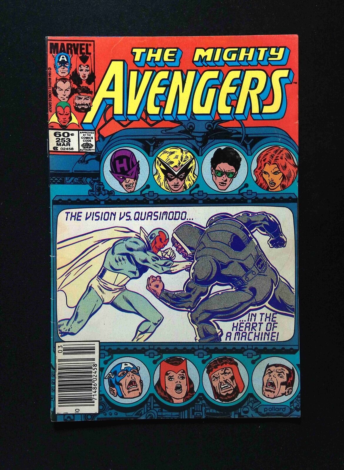 Avengers #253 MARVEL Comics 1985 FN NEWSSTAND