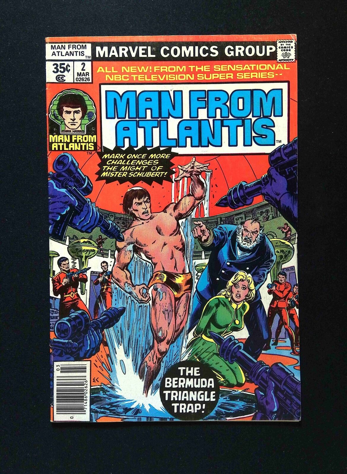 Man From Atlantis #2 MARVEL Comics 1978 FN/VF NEWSSTAND