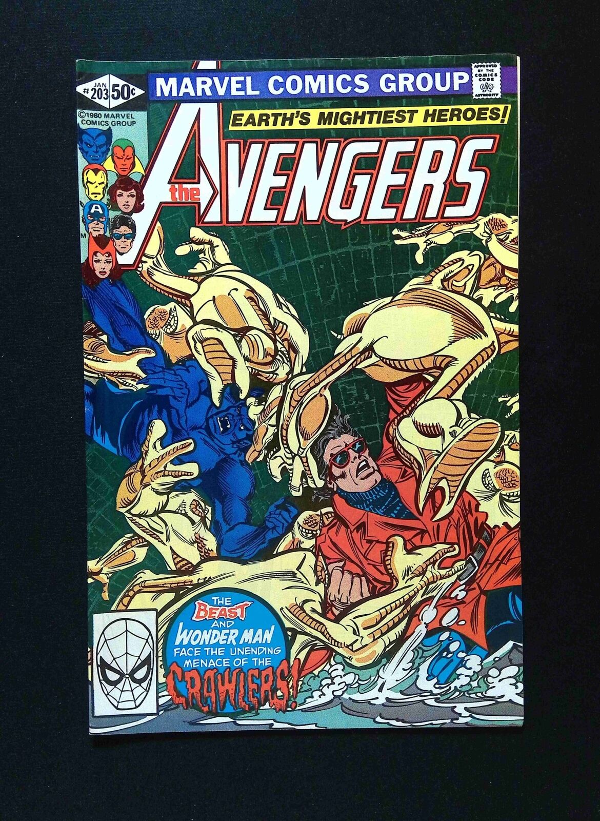 Avengers #203 MARVEL Comics 1981 VF WHITMAN VARIANT