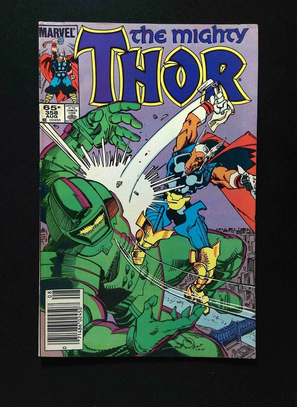 Thor #358 MARVEL Comics 1985 FN- NEWSSTAND