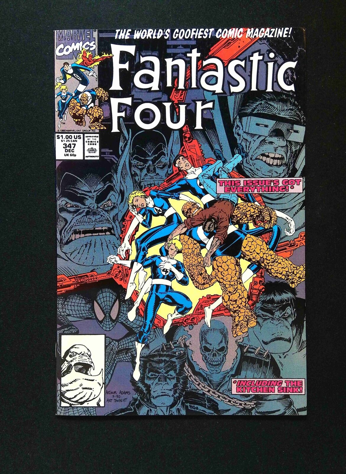 Fantastic Four #347 MARVEL Comics 1990 VF/NM