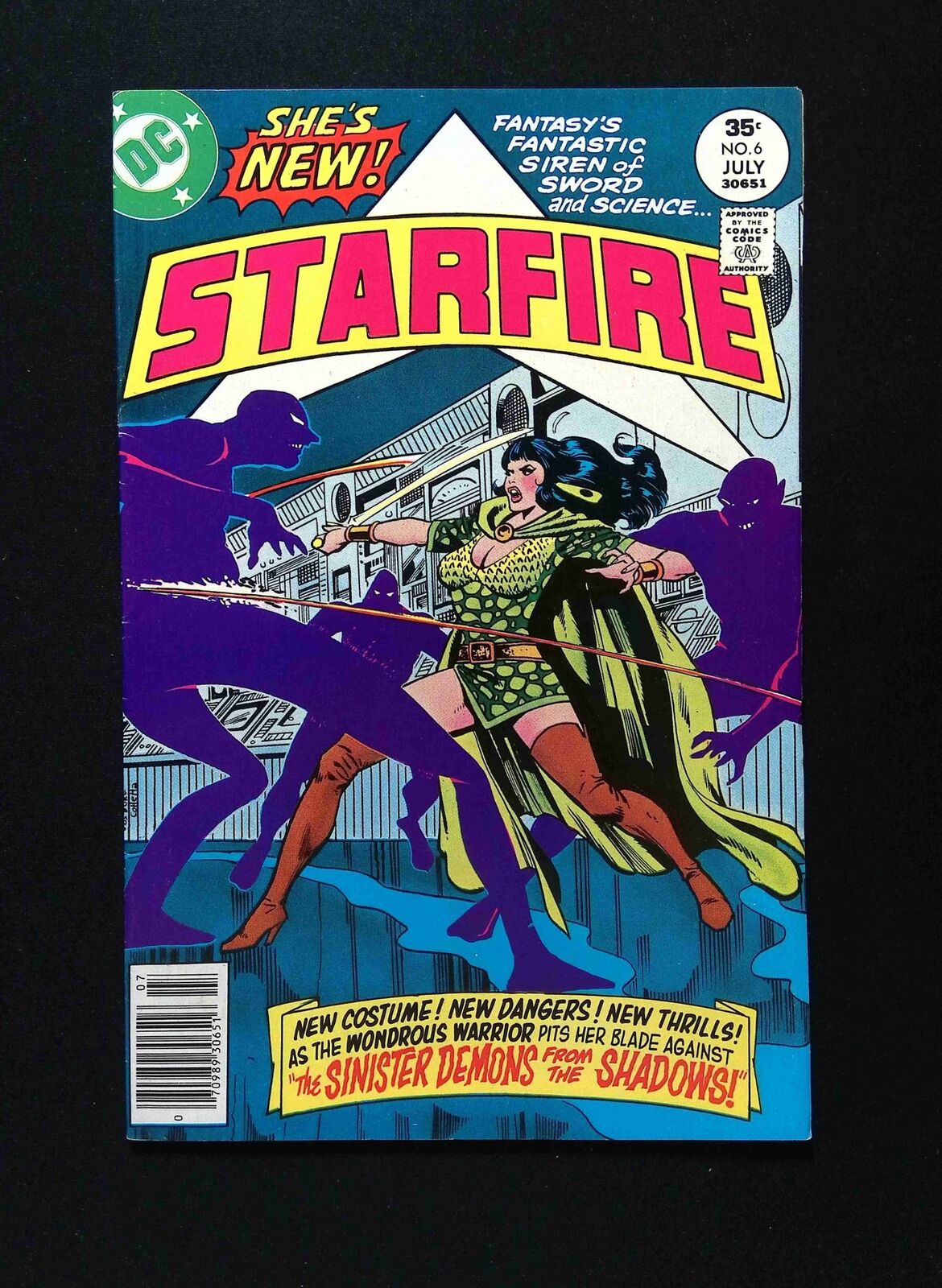 Starfire #6 DC Comics 1977 FN/VF NEWSSTAND