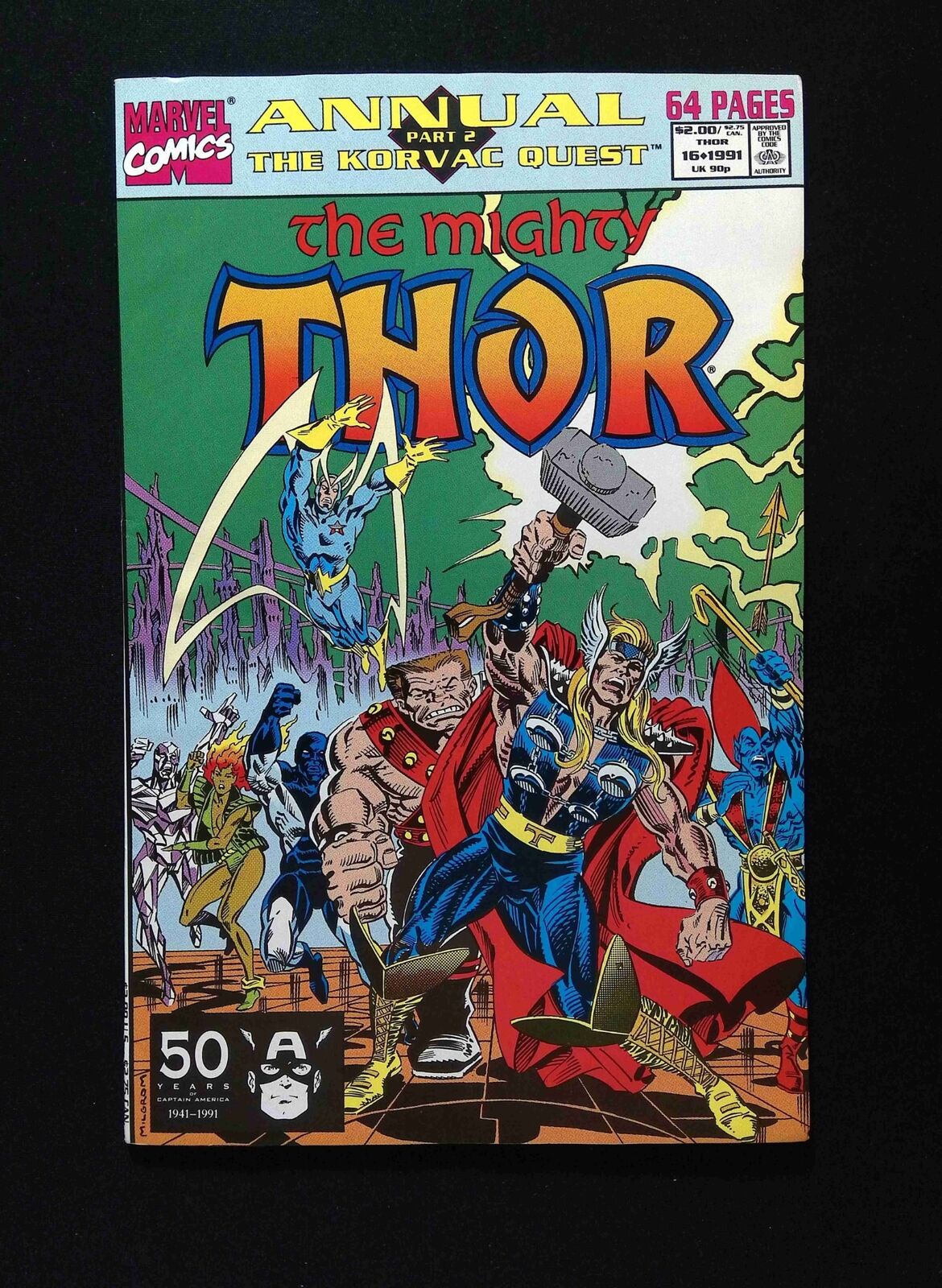 Thor Annual #16 MARVEL Comics 1991 VF