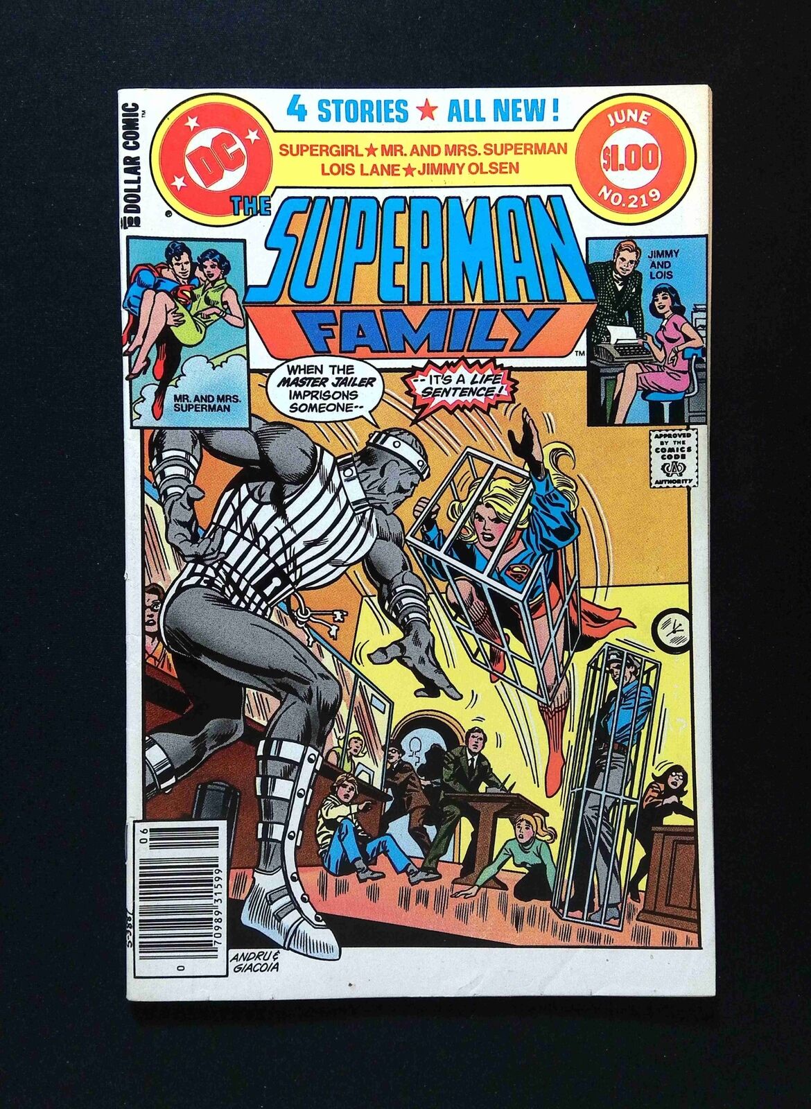 Superman Family #219 DC Comics 1982 FN/VF NEWSSTAND