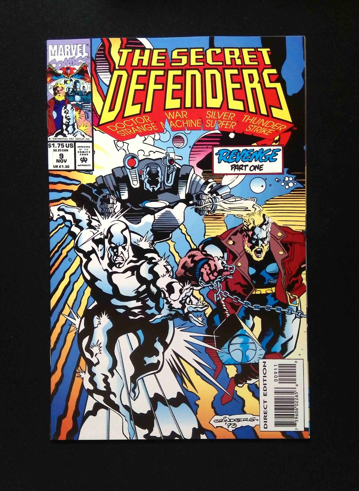 Secret Defenders #9 Marvel Comics 1993 NM-