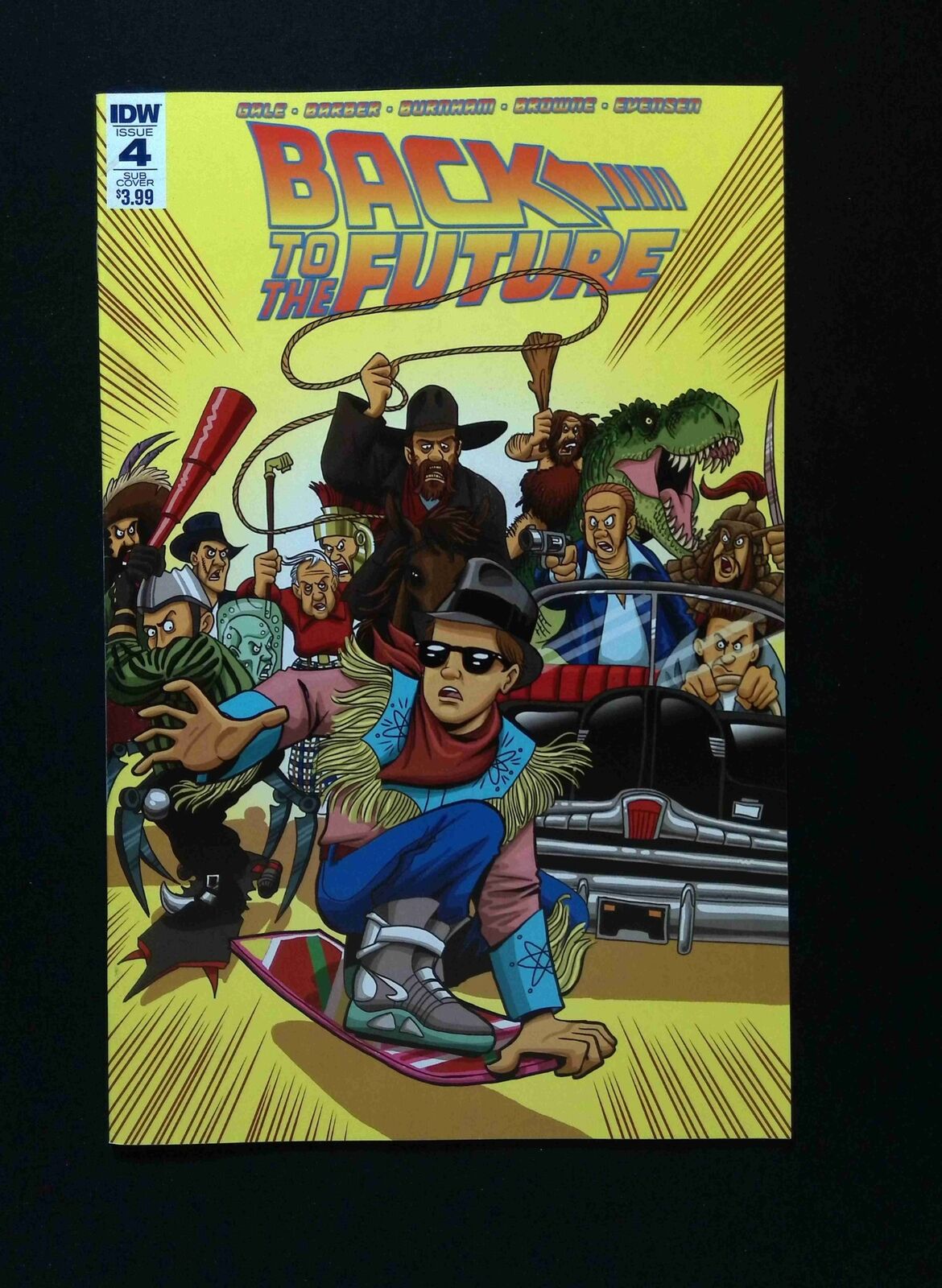 Back to the Future #4SUB IDW Comics 2016 NM- Silvani Variant