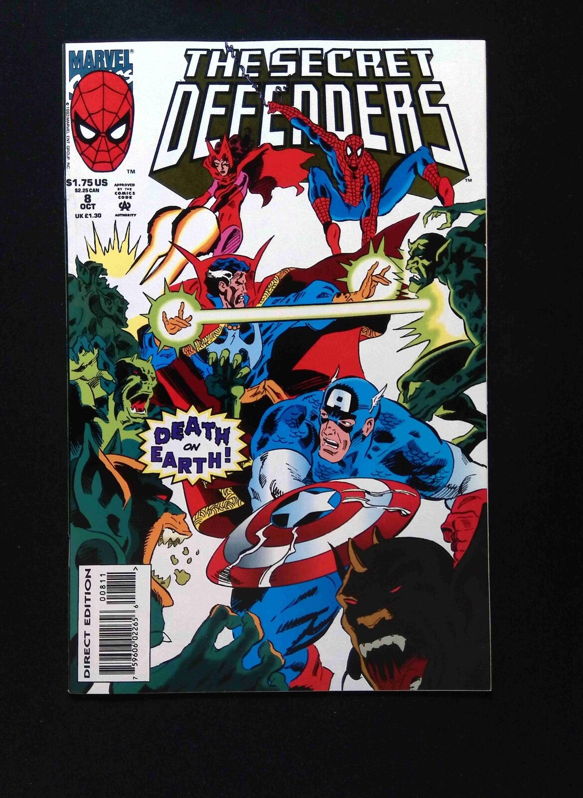 Secret Defenders #8 Marvel Comics 1993 VF/NM