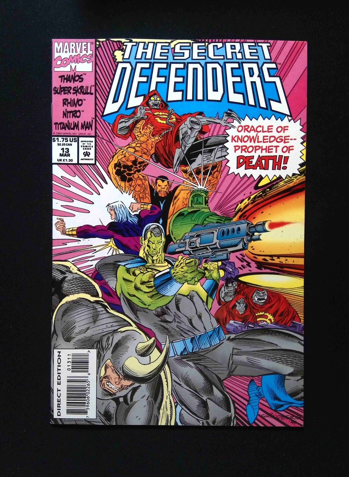 Secret Defenders #13 Marvel Comics 1994 VF+