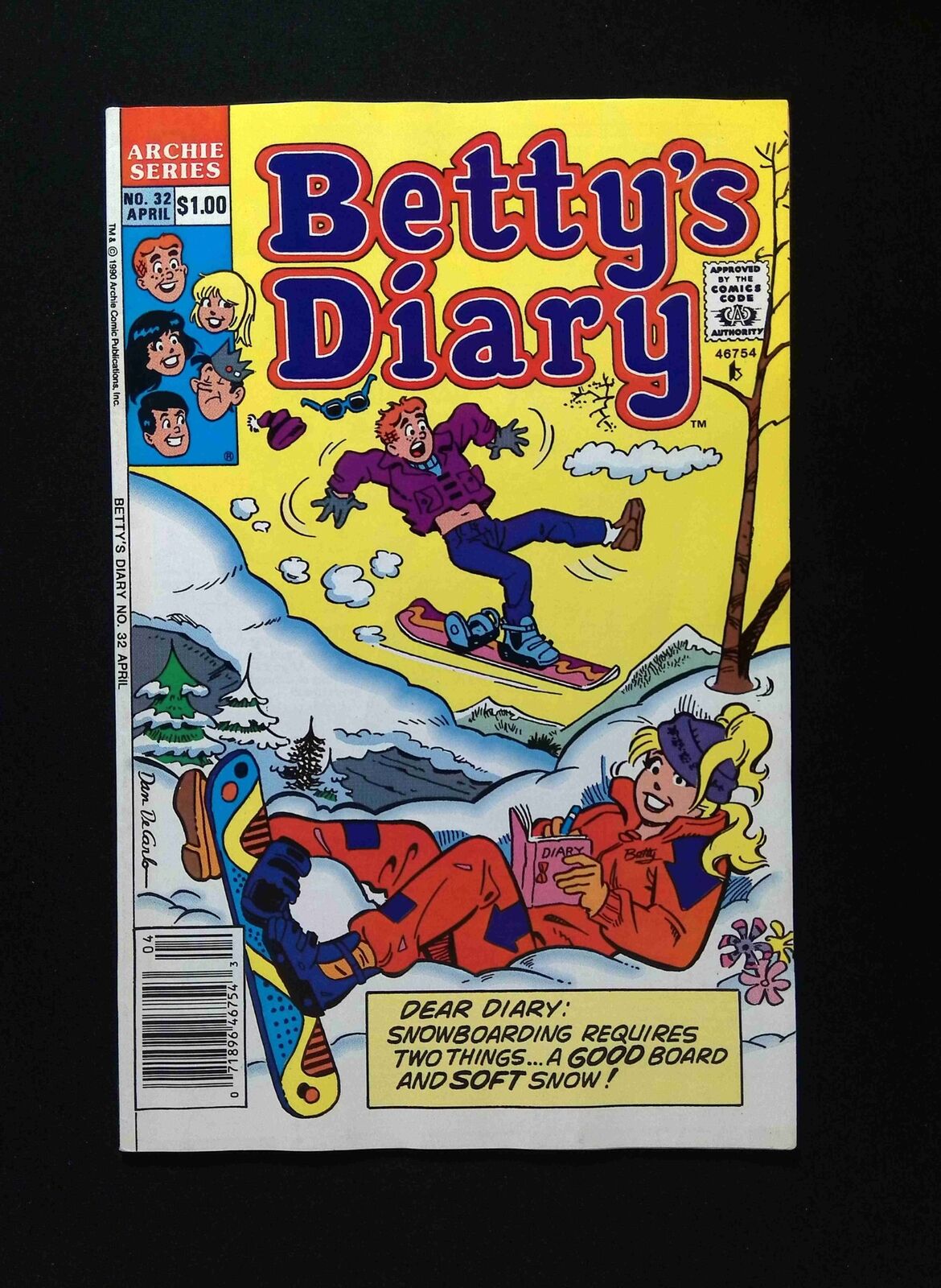 Betty's Diary #32 Archie Comics 1990 VF- Newsstand