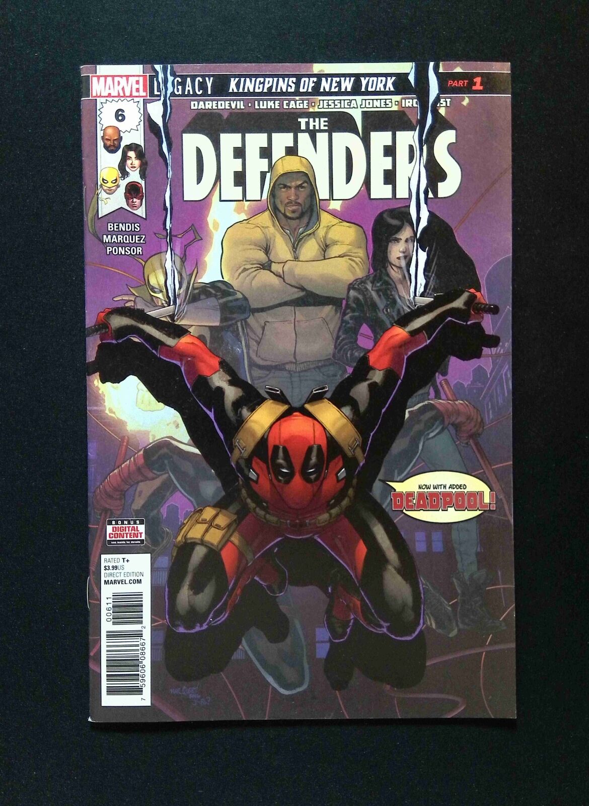 Defenders #6 Marvel Comics 2017 VF/NM