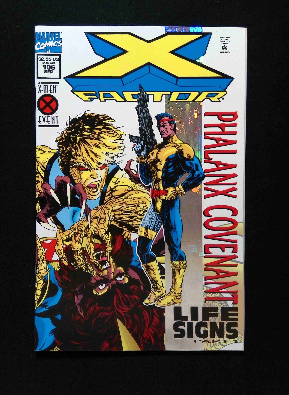 X-Factor #106 Marvel Comics 1994 NM- Holofoil Variant