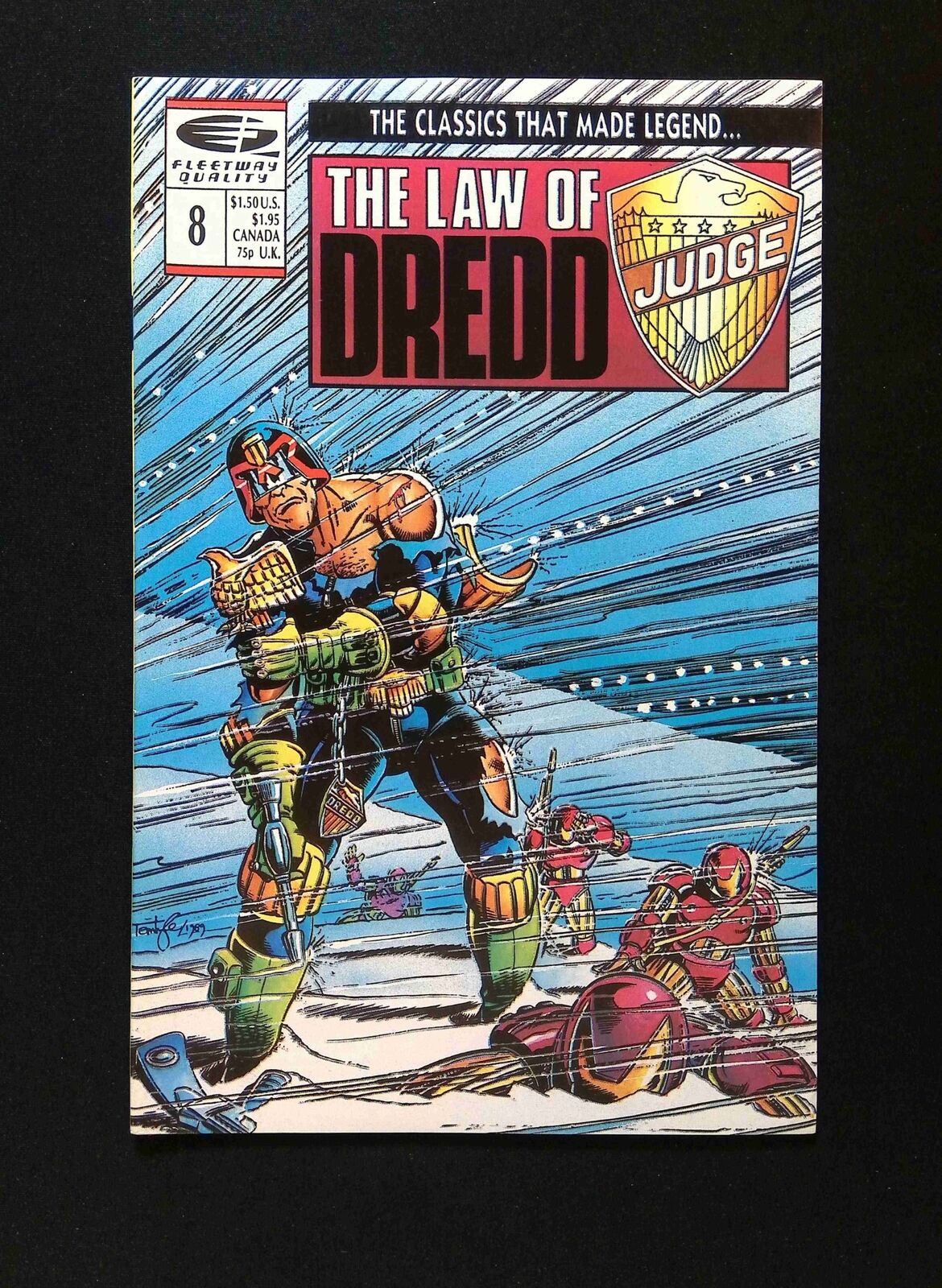 Law Of Dredd #8 Fleetway/Quality Comics 1990 VF+