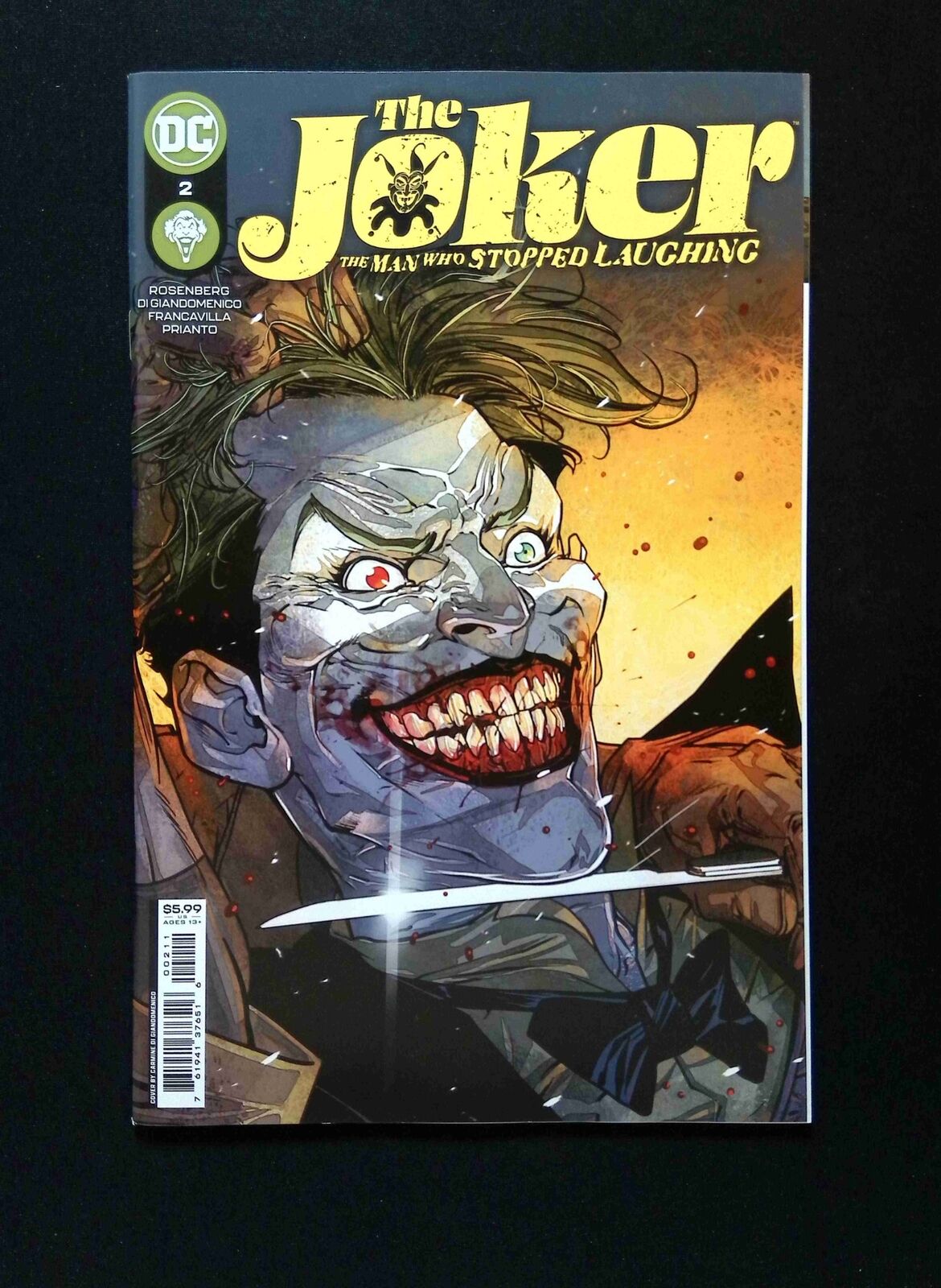 Joker the Man Who Stopped Laughing #2 DC Comics 2023 NM