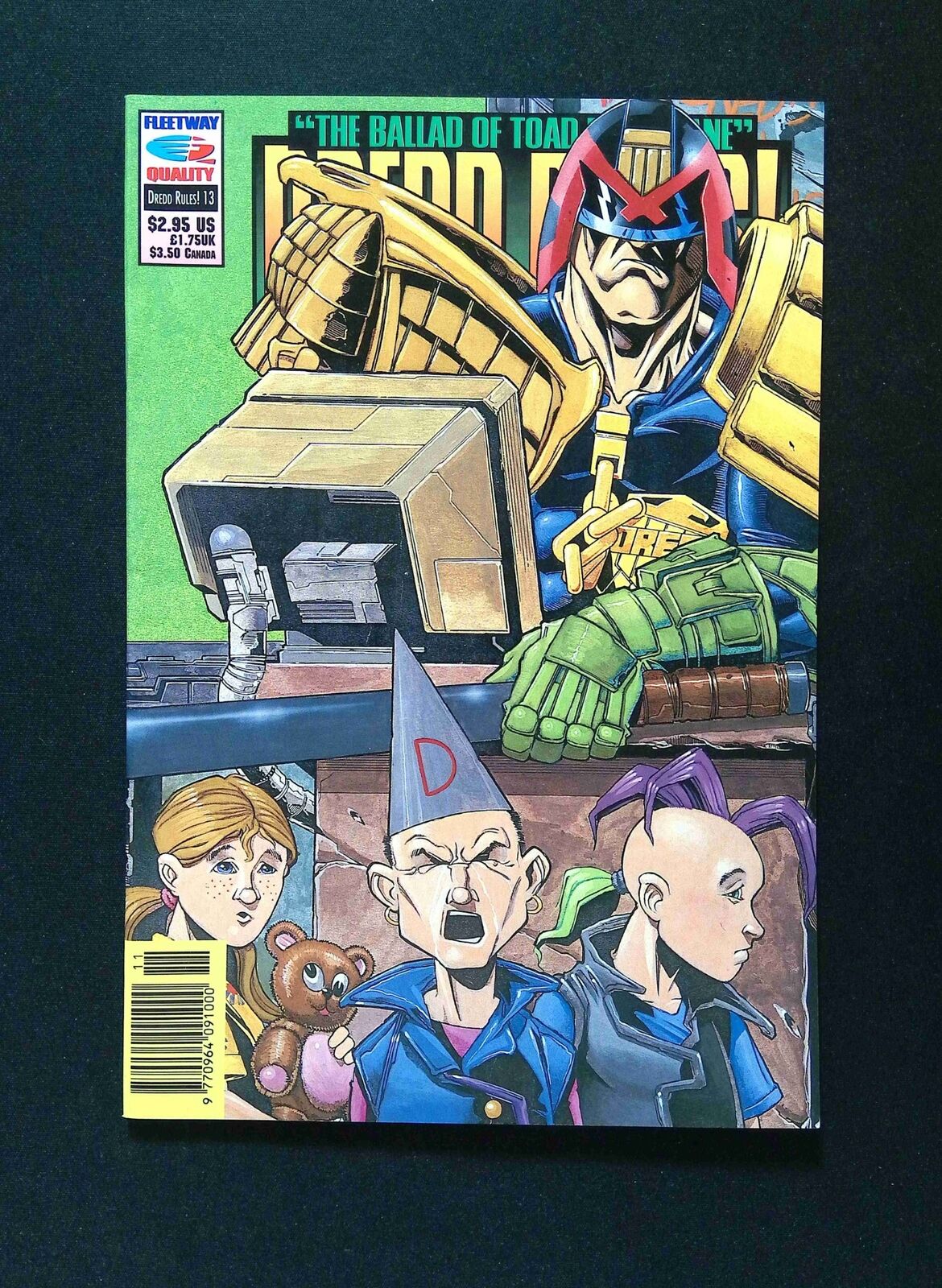 Dredd Rules #13 Fleetway Comics 1993 NM- Newsstand