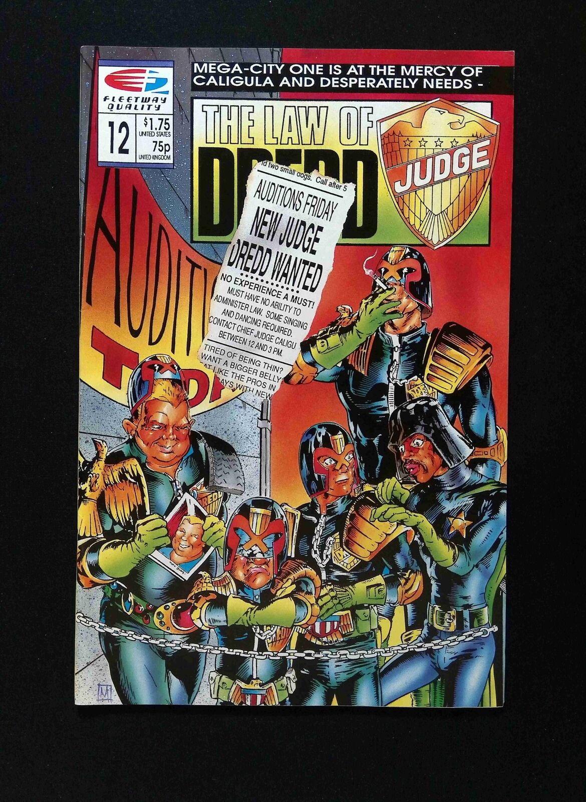 Law Of Dredd #12 Fleetway/Quality Comics 1990 VF+