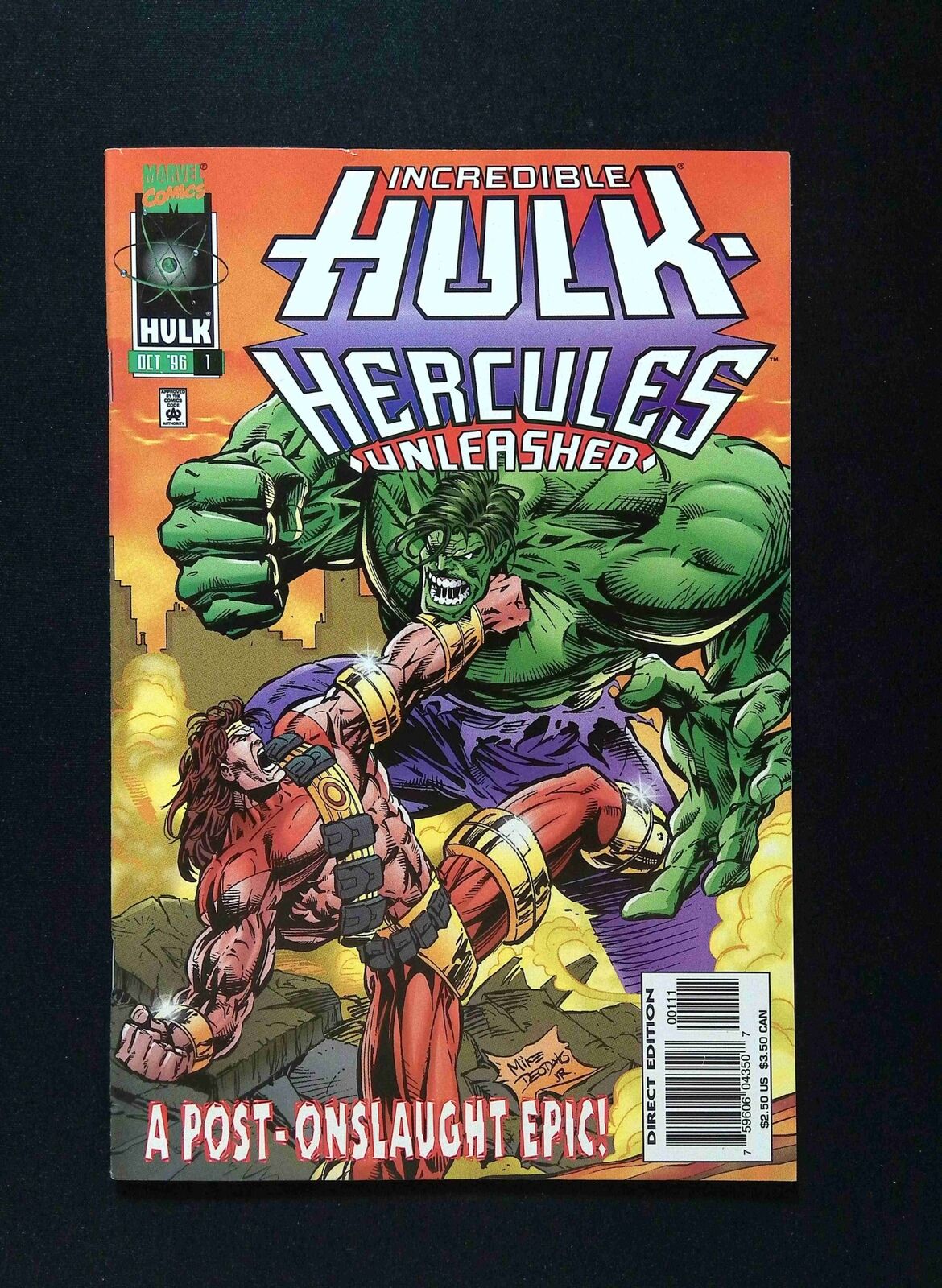 Incredible Hulk Hercules Unleashed #1 Marvel Comics 1996 VF+
