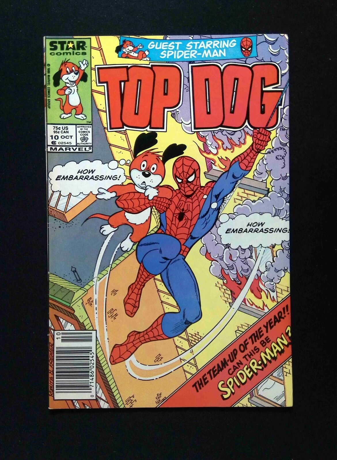 Top Dog #10 Marvel Comics 1986 FN/VF NEWSSTAND