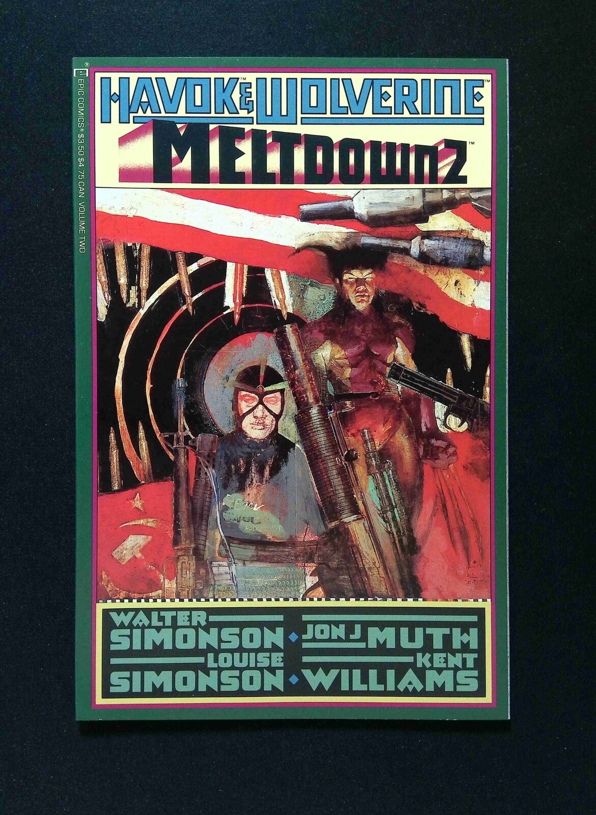 Havok and Wolverine Meltdown #2 Marvel Comics 1988 NM-