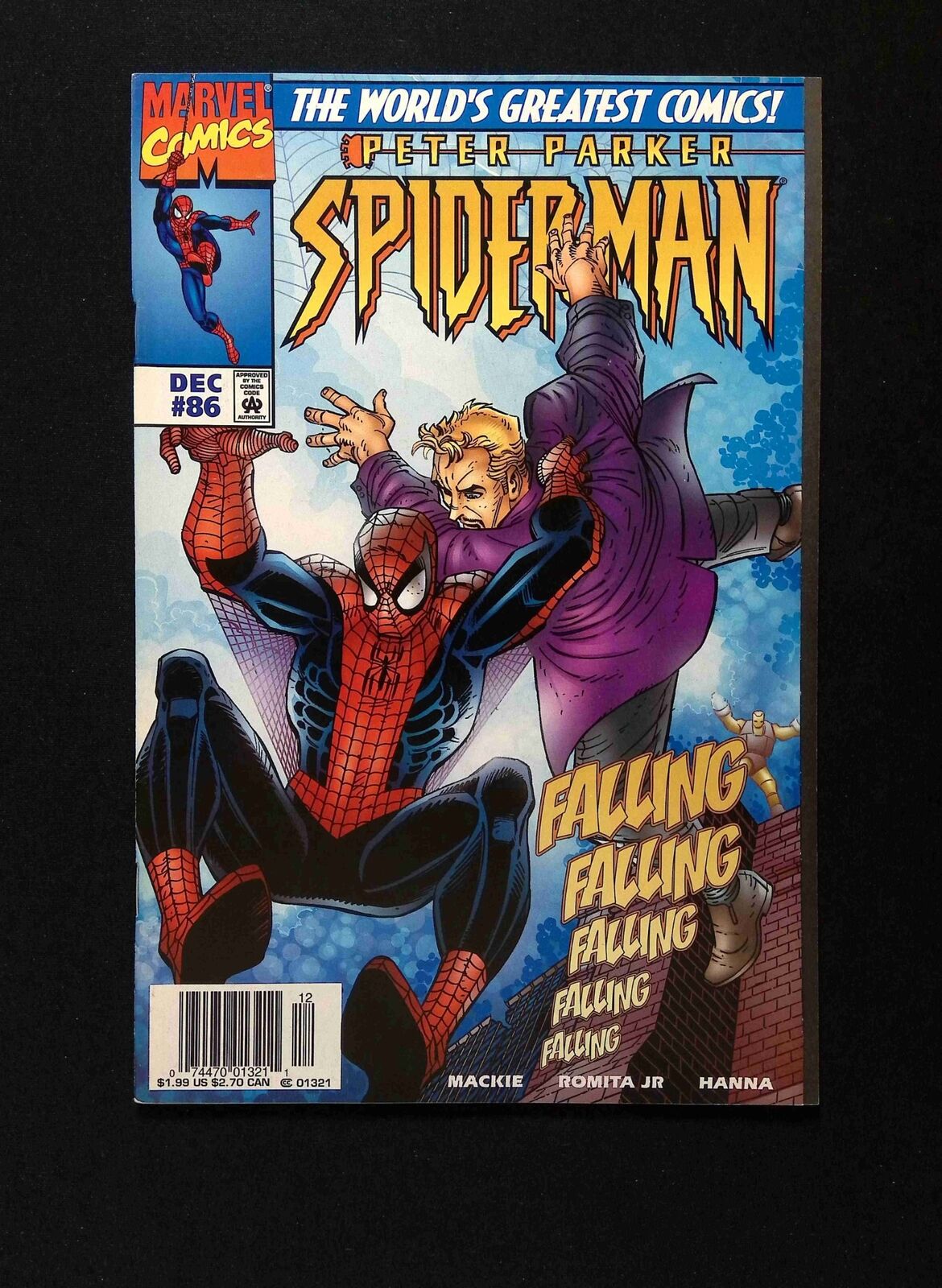 Spider-Man #86 Marvel Comics 1997 VF+ Newsstand