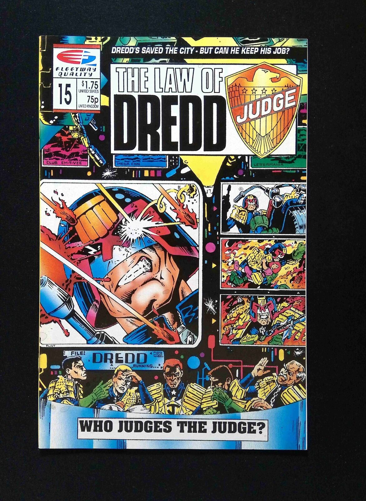 Law Of Dredd #15 Fleetway/Quality Comics 1990 VF+