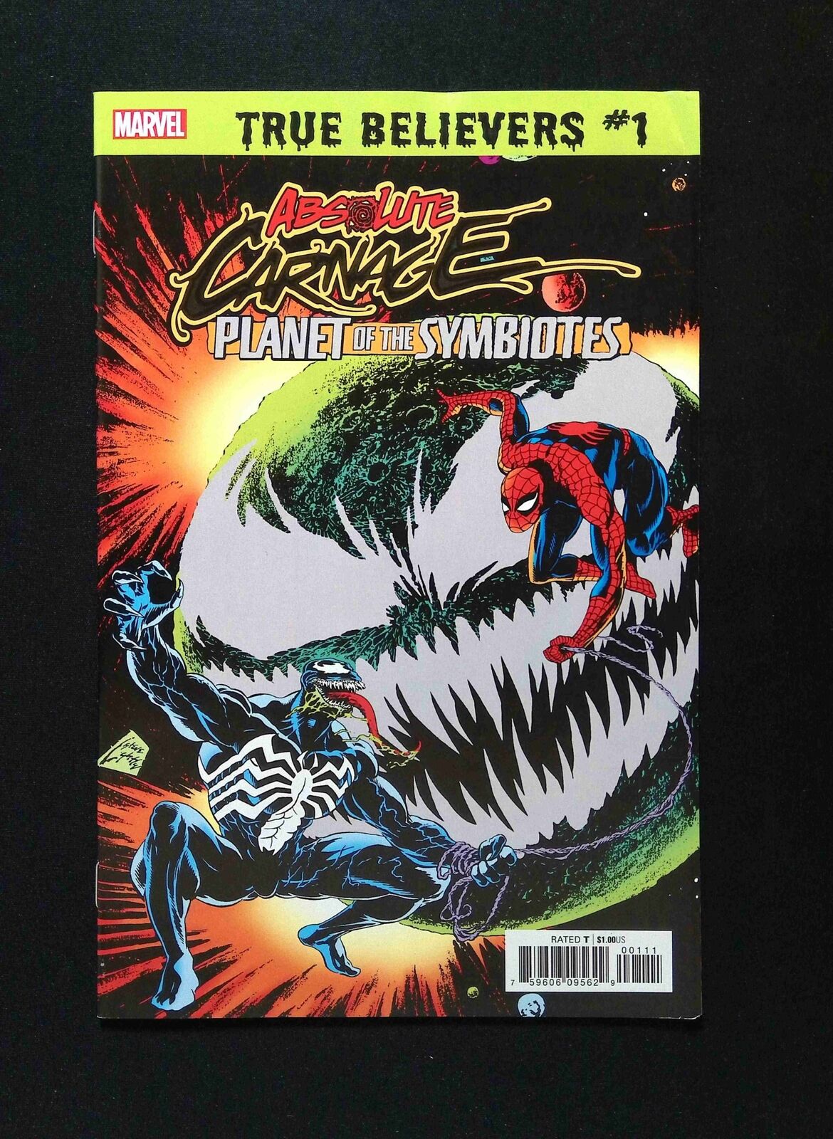 True Believers Absolute Carnage Planet Of Symbiotes #1 Marvel Comics 2019 VF+