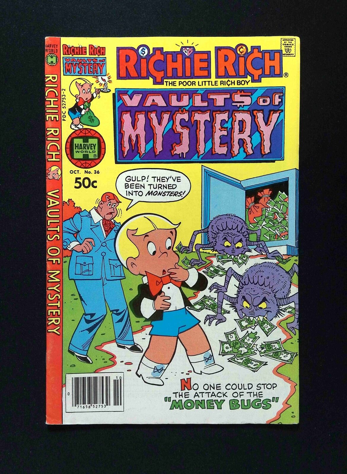 Richie Rich Vault of Mystery #36 Harvey Comics 1980 FN+ Newsstand