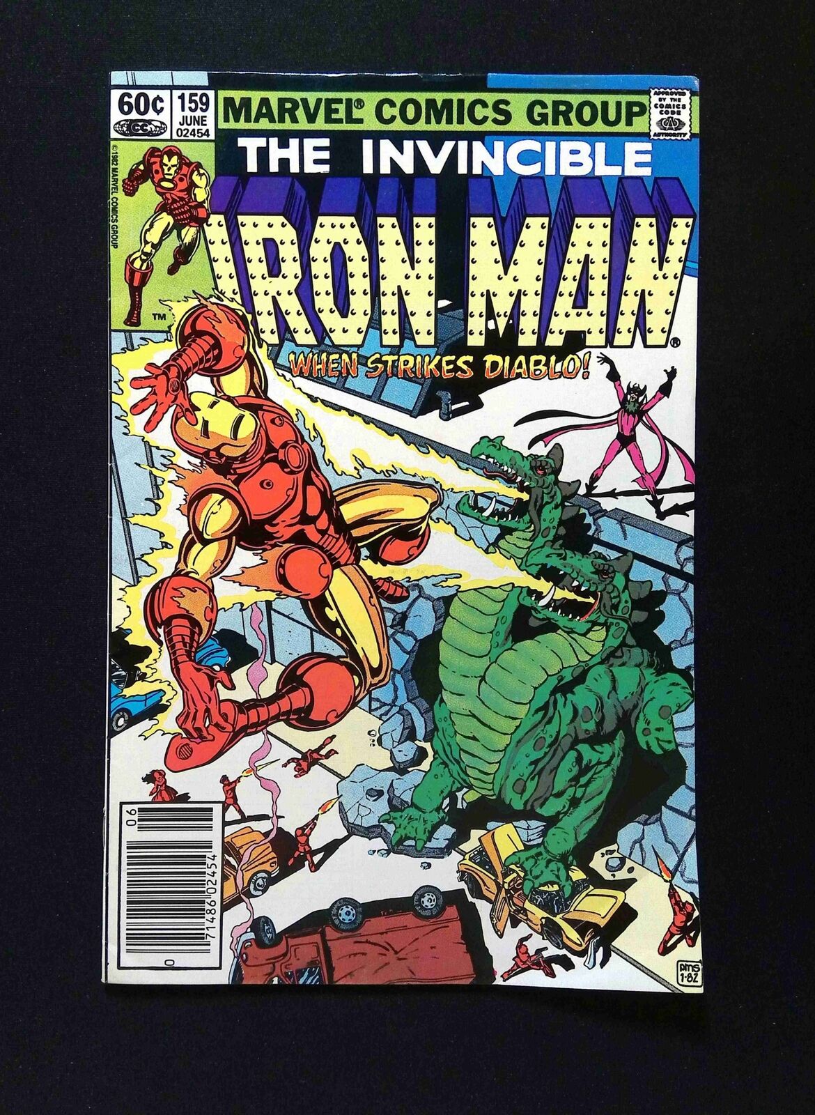 Iron Man #159 Marvel Comics 1982 VF- Newsstand