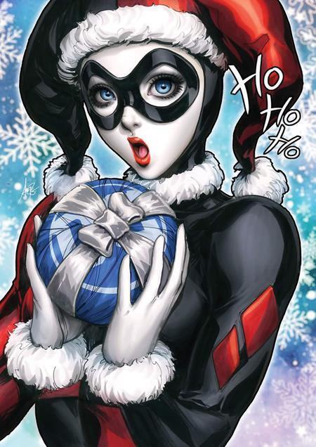 HARLEY QUINN #34C ARTGERM DC HOLIDAY CARD SPECIAL EDITION PRESALE 11.28.23 NM