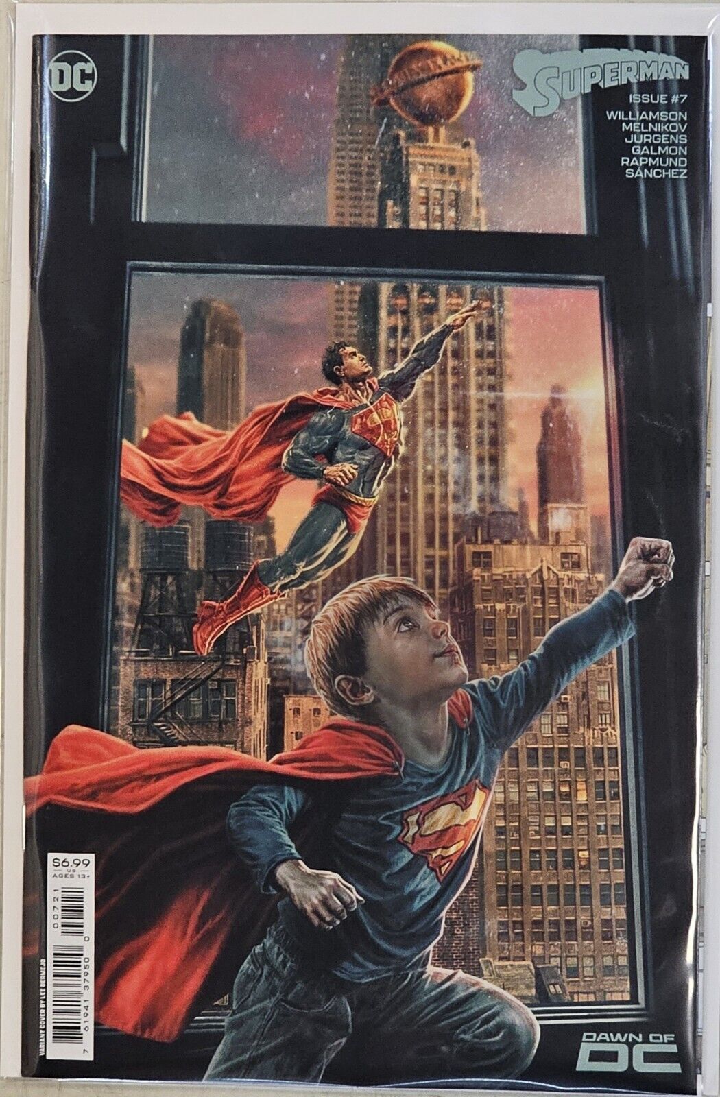 SUPERMAN #7 DC COMICS 10.17.23 LEE BERMEJO CARD VARIANT NM – PPC LLC