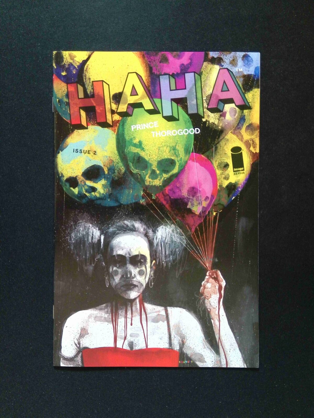 Haha #2B IMAGE Comics 2021 VF/NM Simmonds Variant