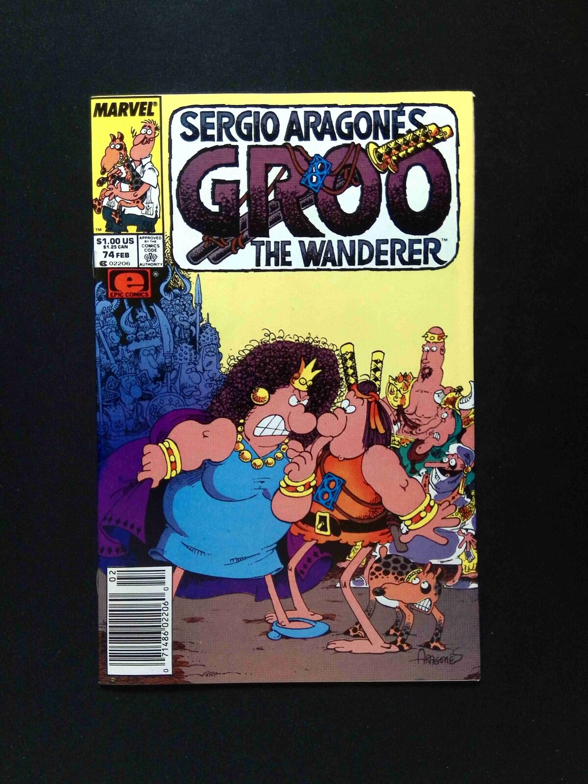 Groo the Wanderer #74 MARVEL Comics 1991 VF+ NEWSSTAND