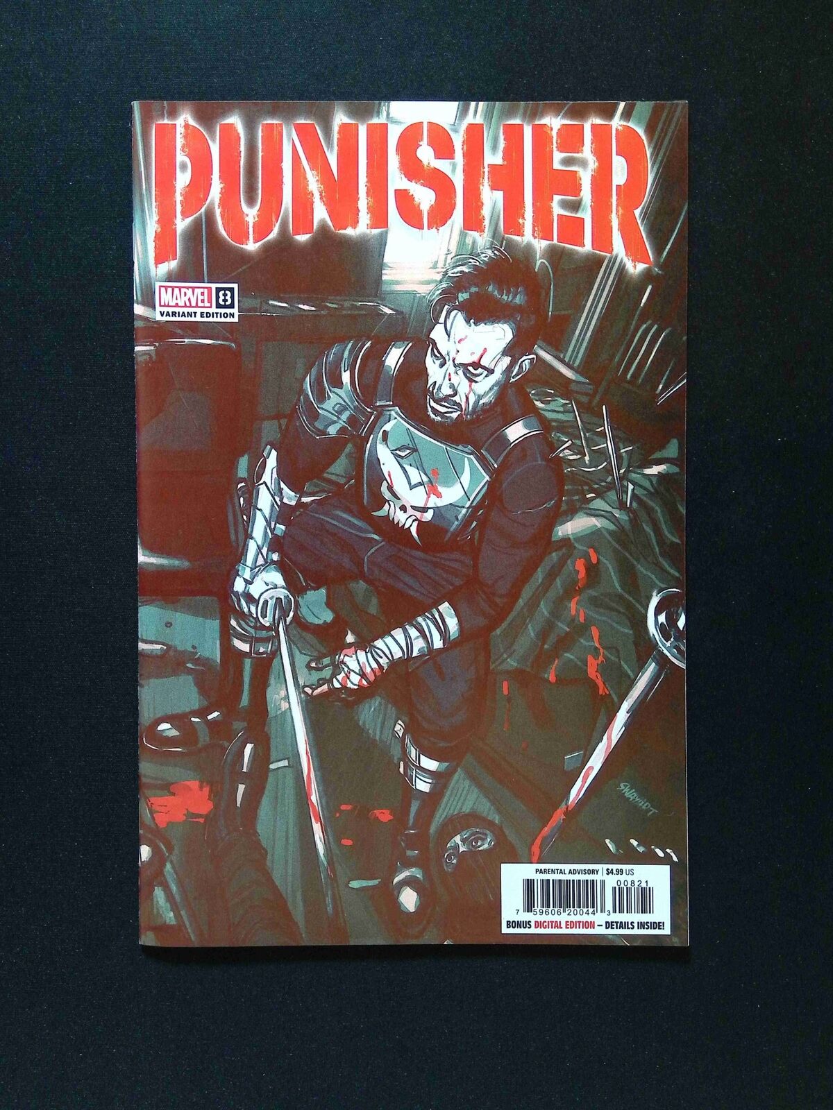 Punisher #8B Marvel Comics 2023 NM- Swaby Variant