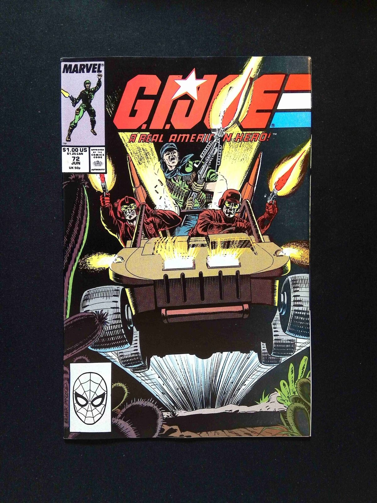 GI Joe #72 Marvel Comics 1988 VF+