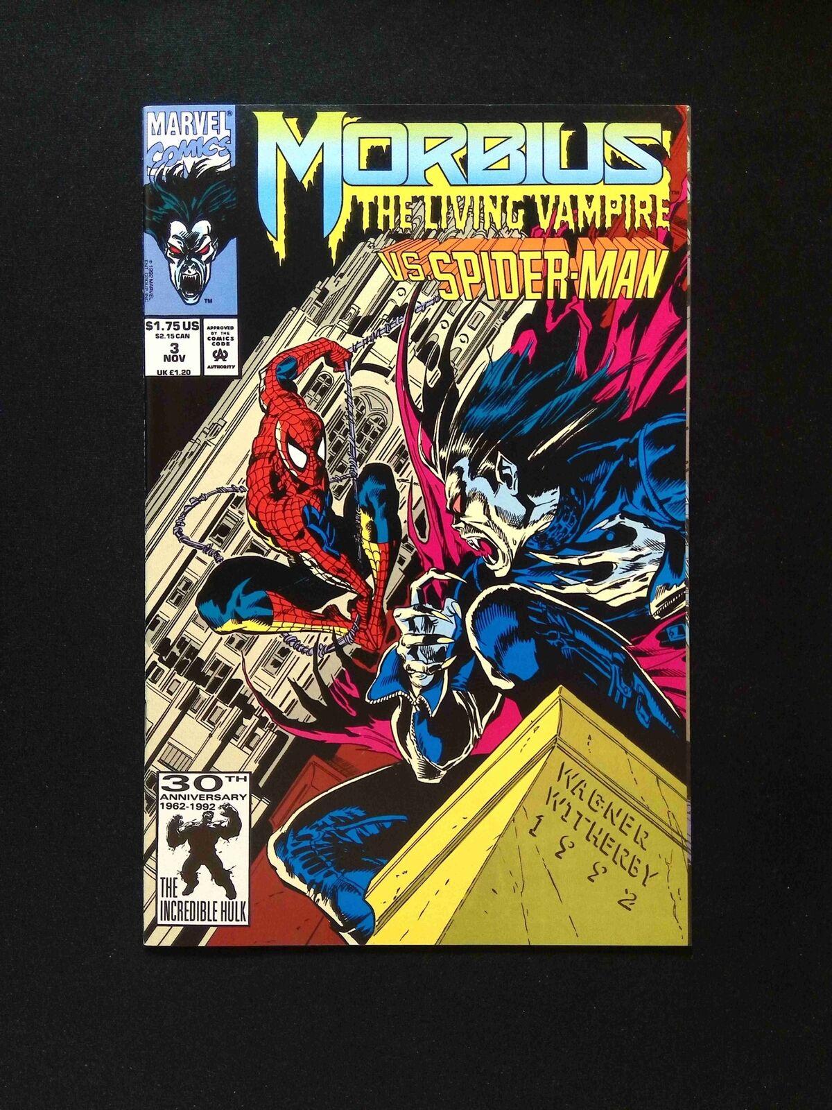 Morbius the Living Vampire #3 Marvel Comics 1992 NM-