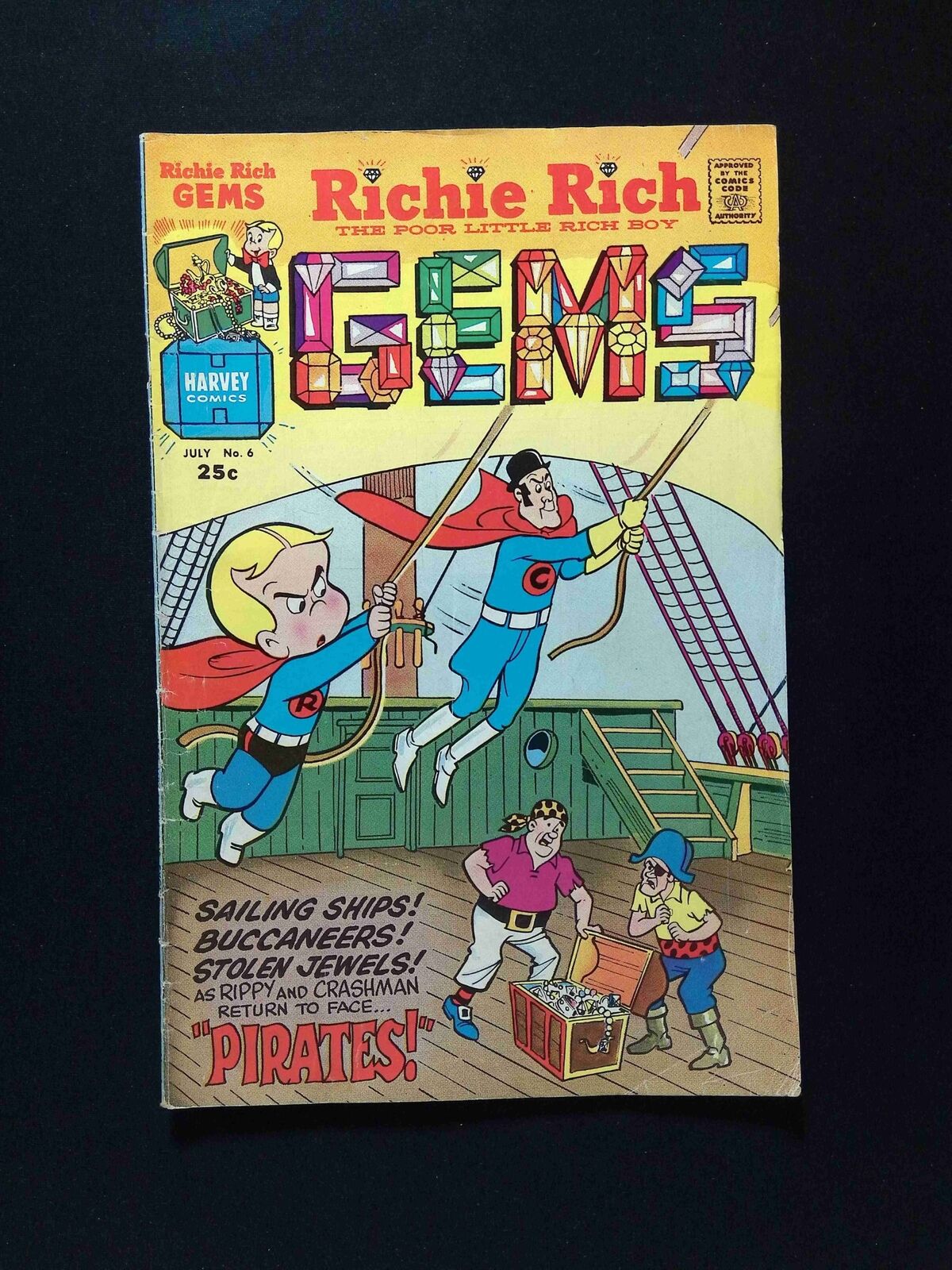 Richie Rich Gems #6 Harvey Comics 1975 FN-