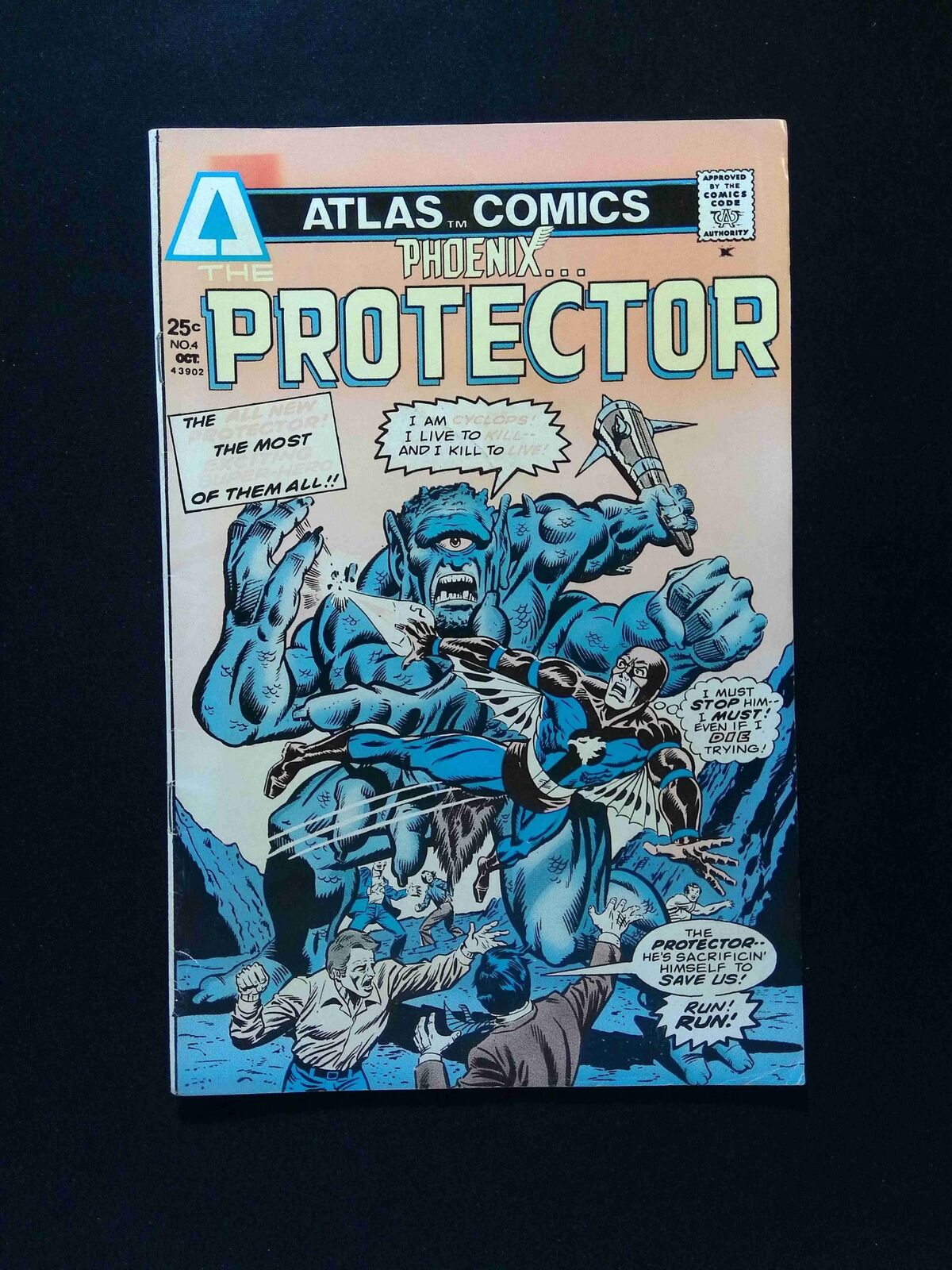 Protector #4 Atlas Comics 1975 FN-