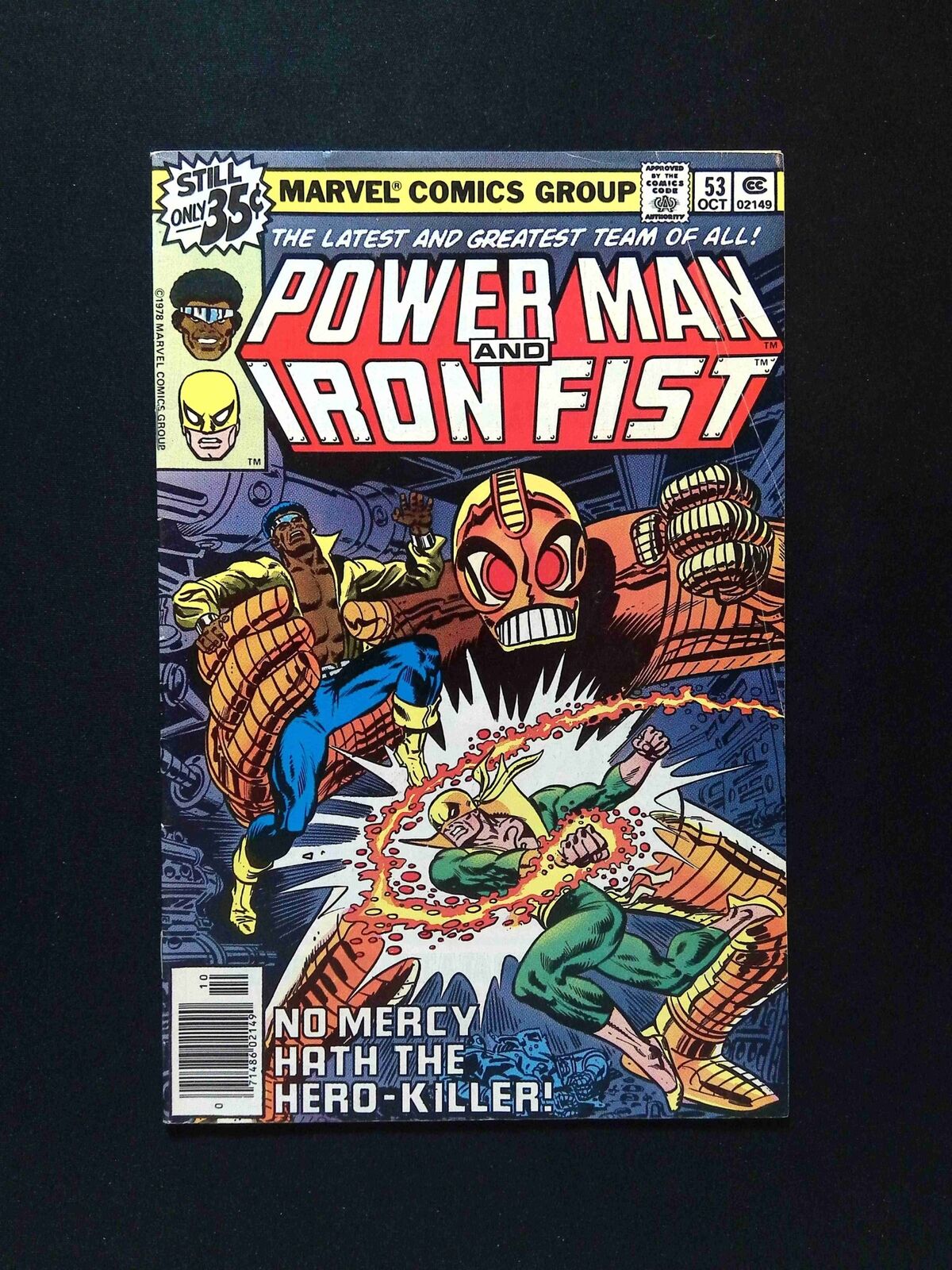 Power Man and Iron Fist #53 Marvel Comics 1978 FN+ Newsstand