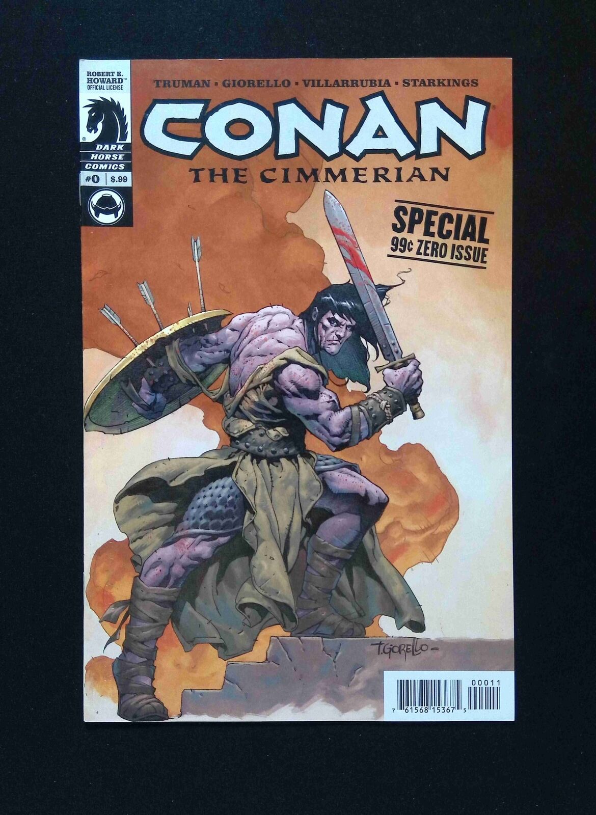 Conan the Cimmerian #0 DARK HORSE Comics 2008 VF/NM