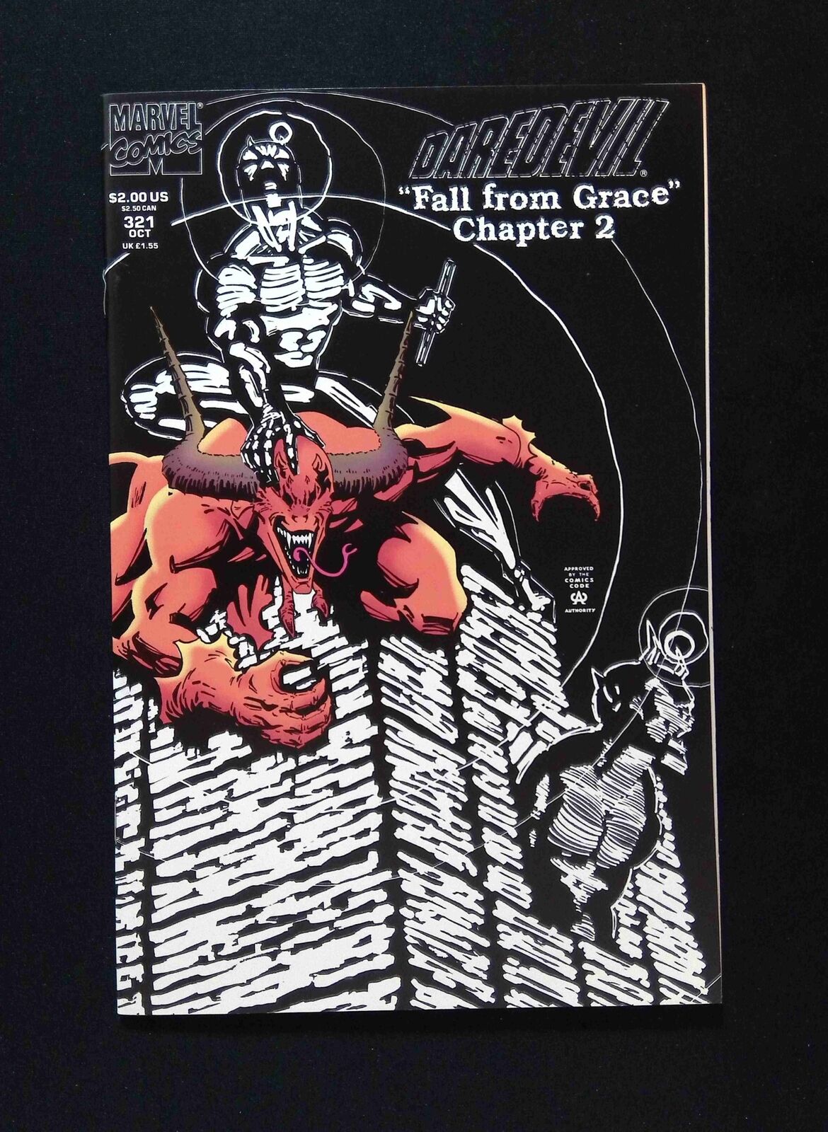 Daredevil #321D MARVEL Comics 1993 VF/NM VARIANT COVER