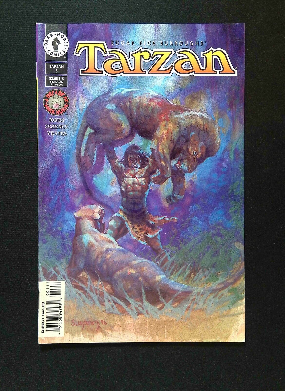 Tarzan #5 DARK HORSE Comics 1996 NM-